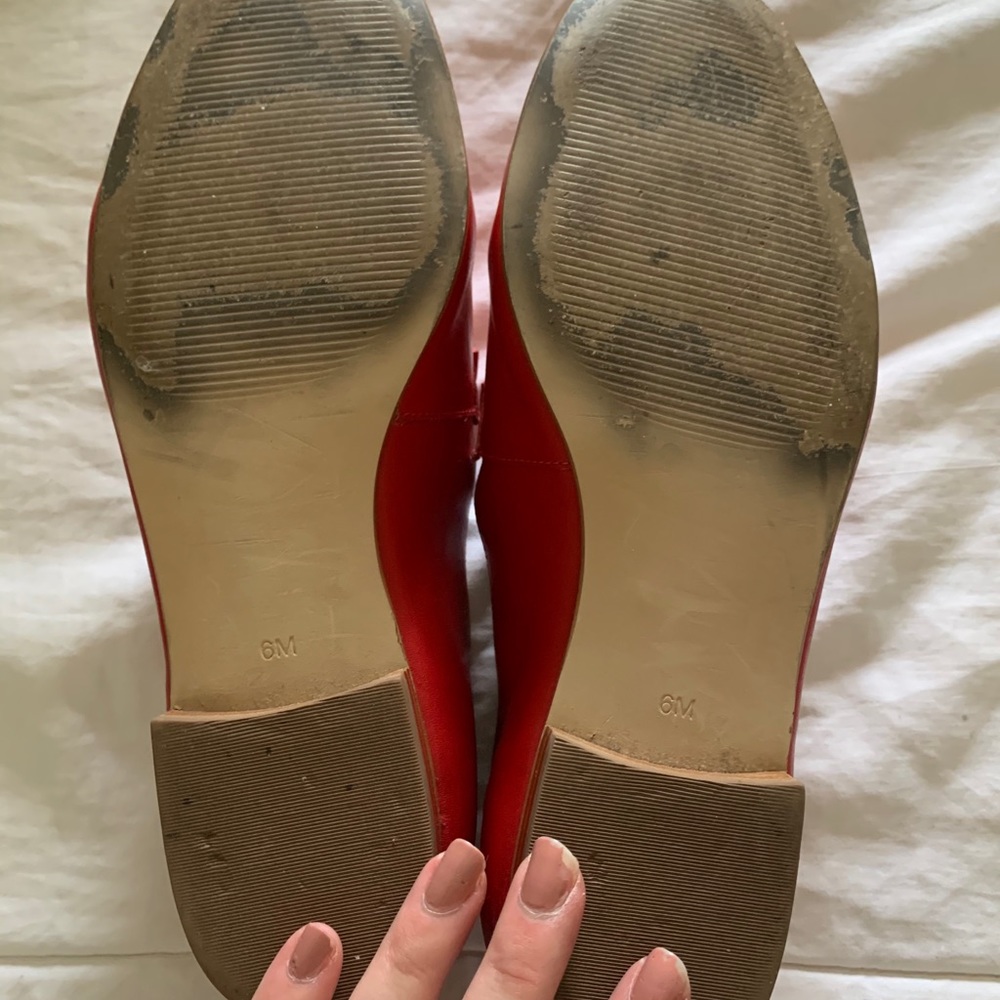 Talbots Red loafers - Picture 4 of 5